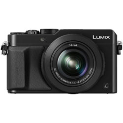 Panasonic Lumix DMC-LX100 Camera, 4K Ultra HD, 12.8MP, 3.1x Optical Zoom, EVF, 3 LCD Screen Black